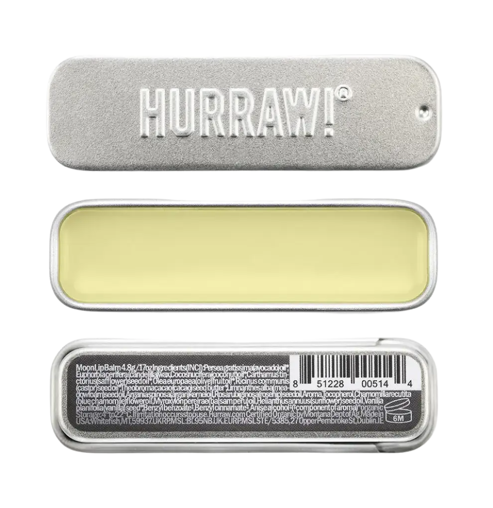 Hurraw! Slim Slider Tin Moon Lip Balm