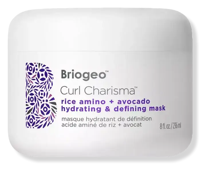 BrioGeo Curl Charisma Rice Amino + Avocado Hydrating & Defining Hair Mask