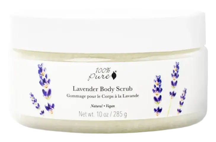 100% Pure Body Scrub Lavender