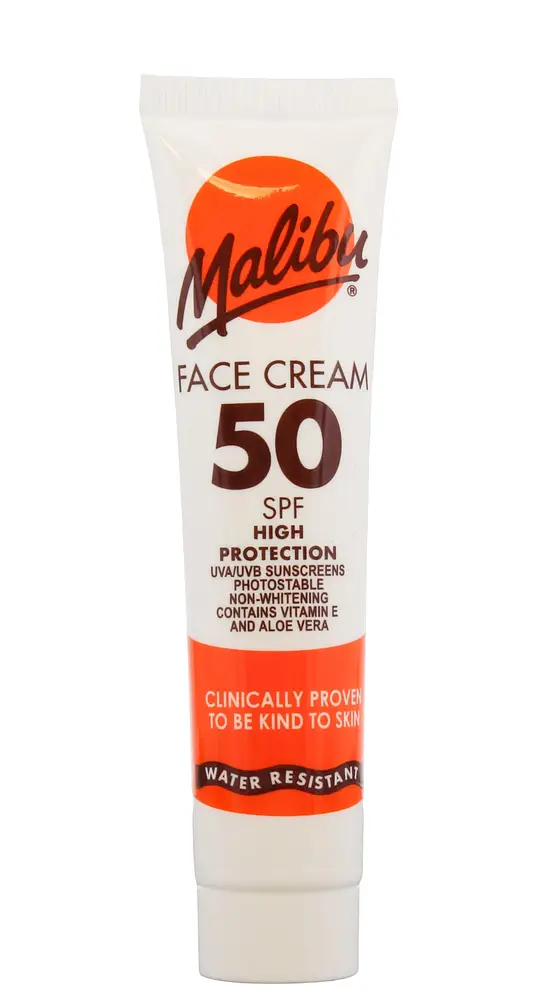 Malibu Sun Face Cream High Protection Sunscreen SPF 50