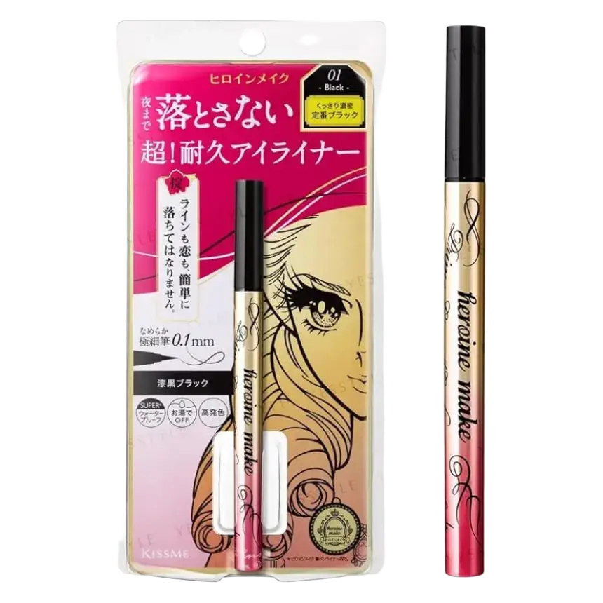 ISEHAN Kiss Me Heroine Make Prime Liquid Eyeliner 01 Jet Black