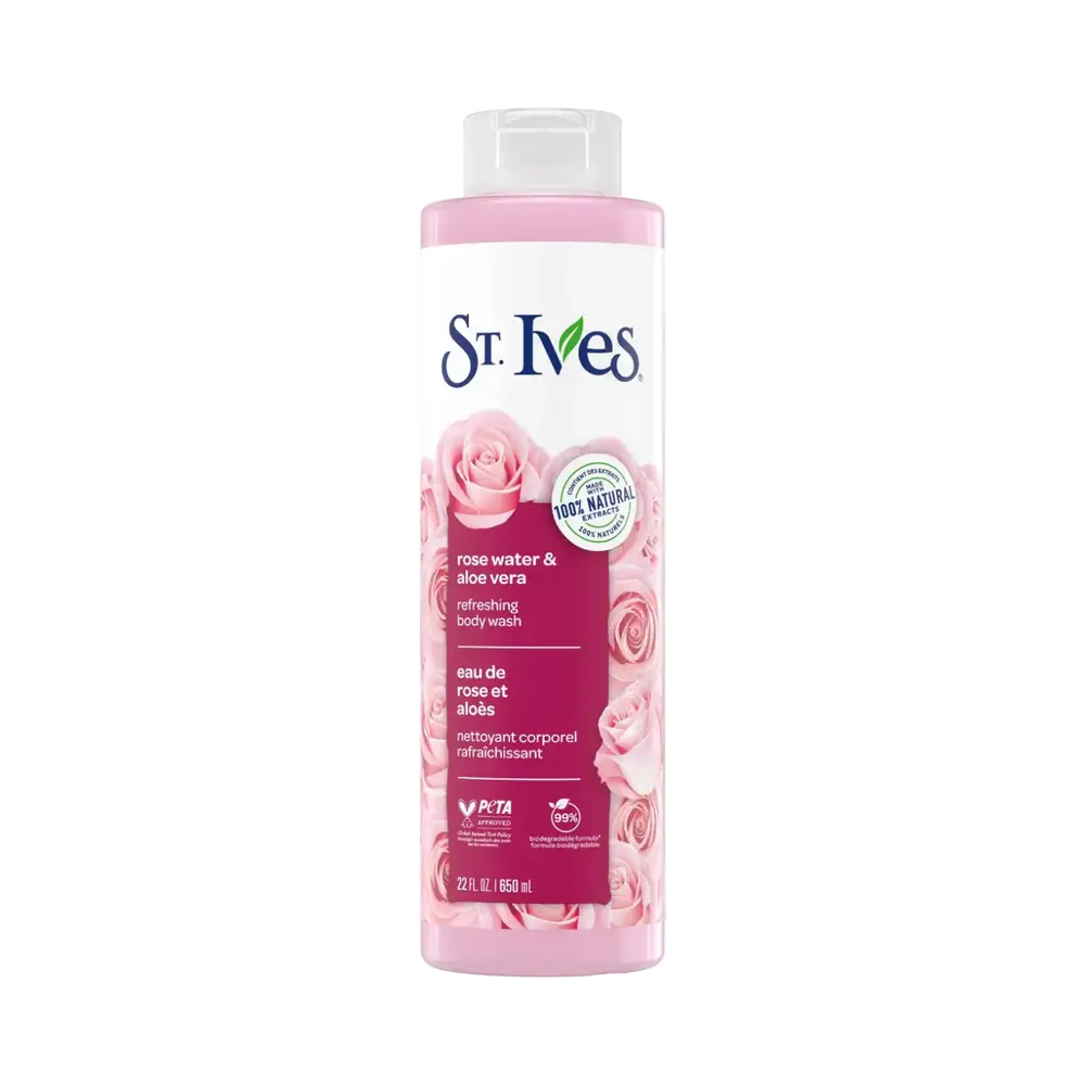 St. Ives Rose Water & Aloe Vera Refreshing Body Wash