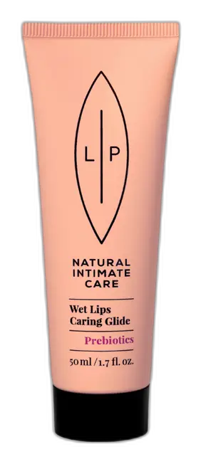Lip Intimate Care Wet Lips Caring Glide Prebiotics