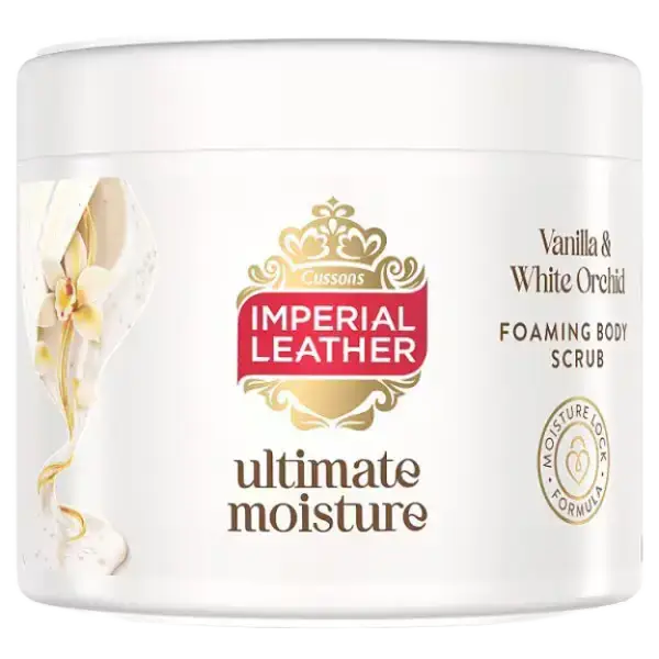Imperial Leather Ultimate Moisture Foaming Body Scrub Vanilla and White Orchid