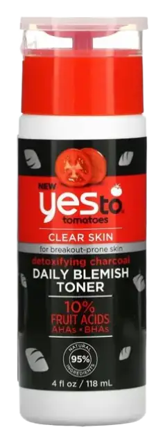 Yes To Tomatoes Detoxifying Charcoal Daily Blemish Toner