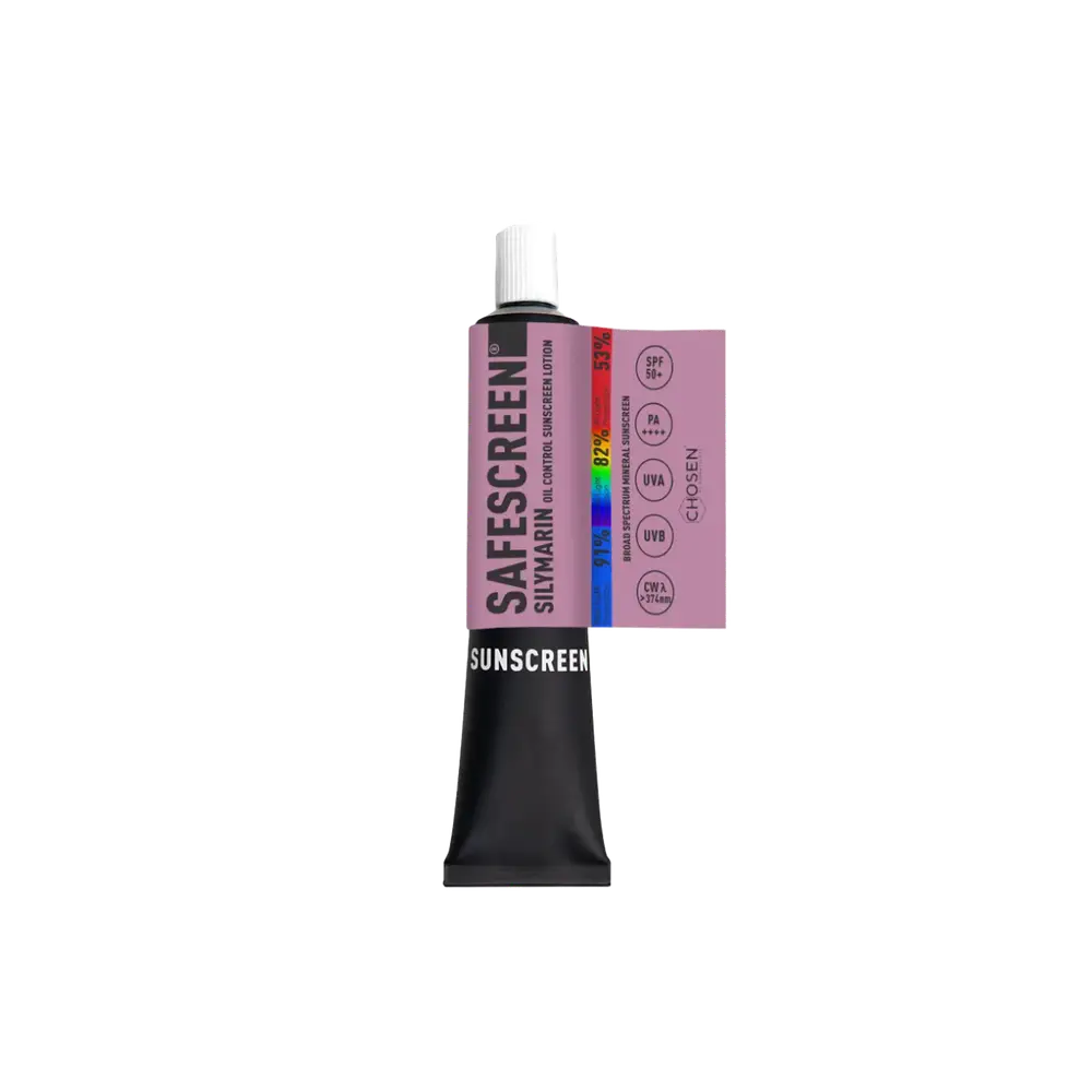 CHOSEN Safescreen Silymarin Oil Control Sunscreen Lotion SPF 50+