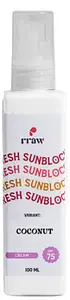 Rraw Skincare Cream Sunblock SPF 75 Coconut