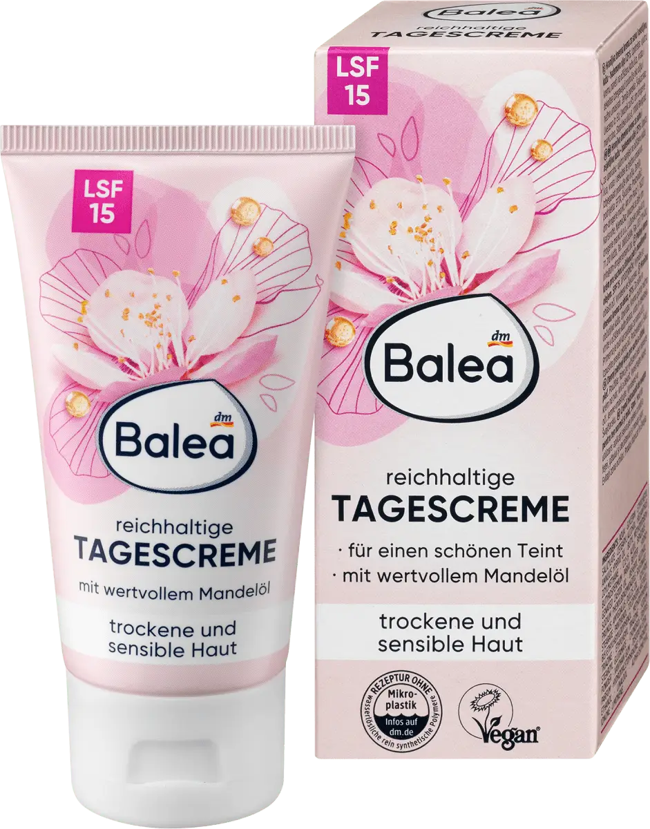 Balea Reichhaltige Tagescreme LSF 15