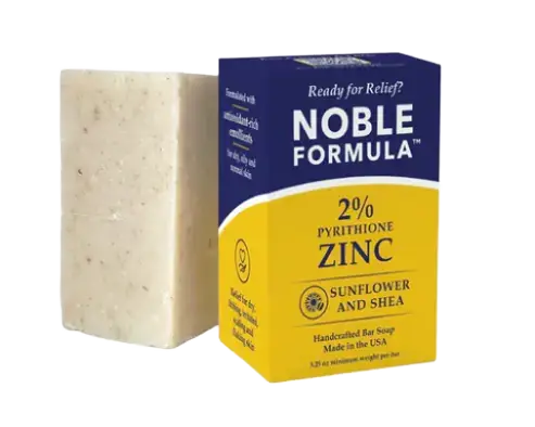 Noble Formula SunFlower & Shea 2% Pyrithione Zinc (ZnP) Bar Soap