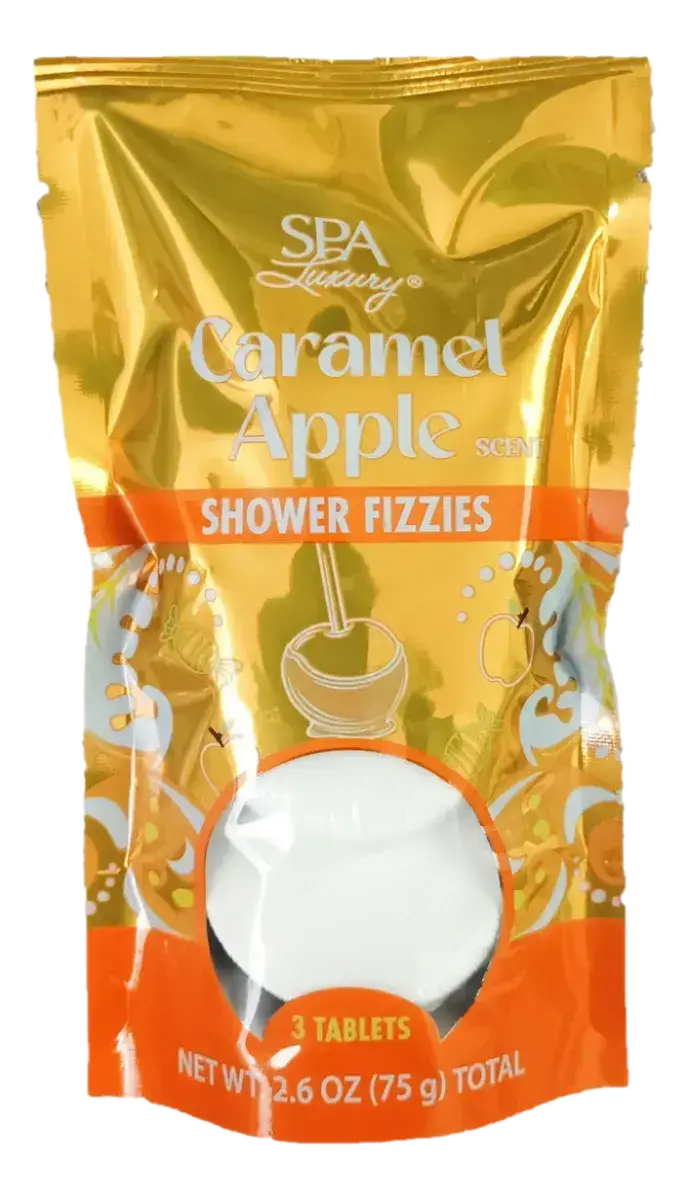 Spa Luxury Shower Fizzies Caramel Apple