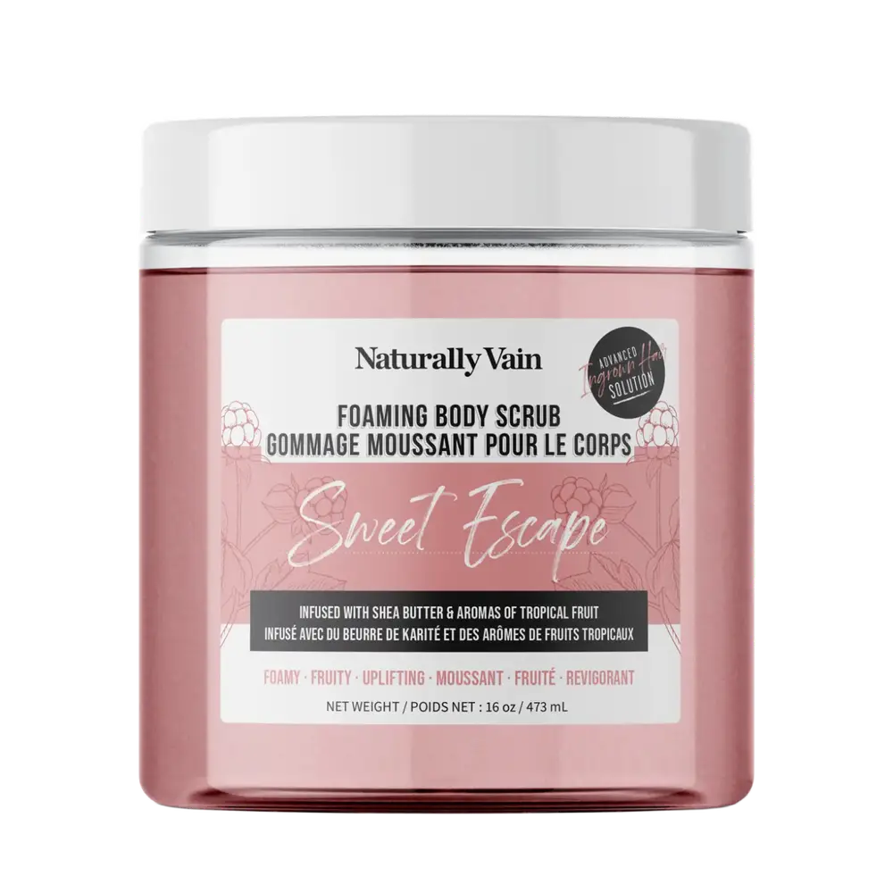 Naturally Vain Sweet Escape Foaming Body Scrub
