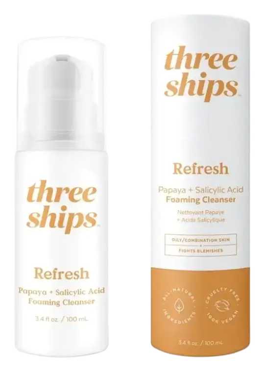Three Ships Beauty Refresh Papaya + Salicylic Acid Cleanser