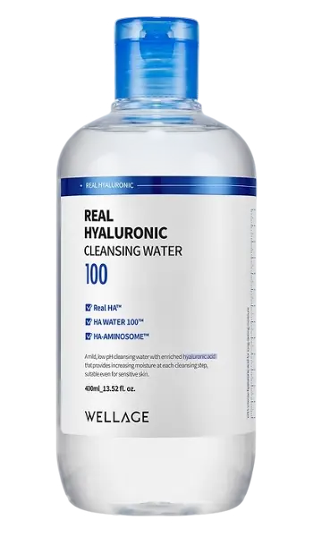 Wellage Real Hyaluronic Cleansing Water