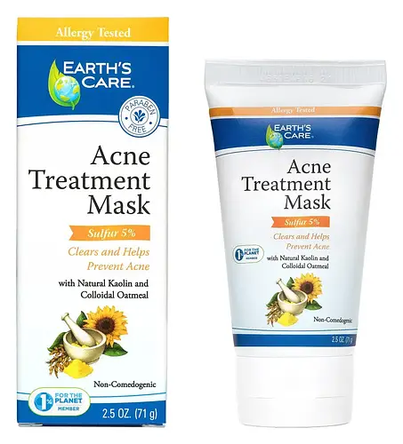 Earth's Care Acne Treatment Mask Sulphur 5%