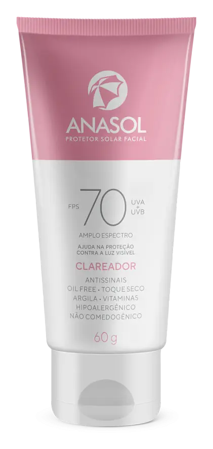 Anasol Protetor Solar Facial Clareador FPS 70