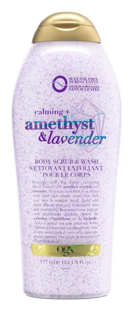 OGX Beauty Calming + Amethyst & Lavender Body Scrub & Wash