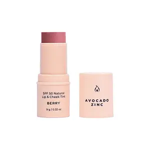 Avocado Zinc SPF 50 Natural Lip & Cheek Tint Berry