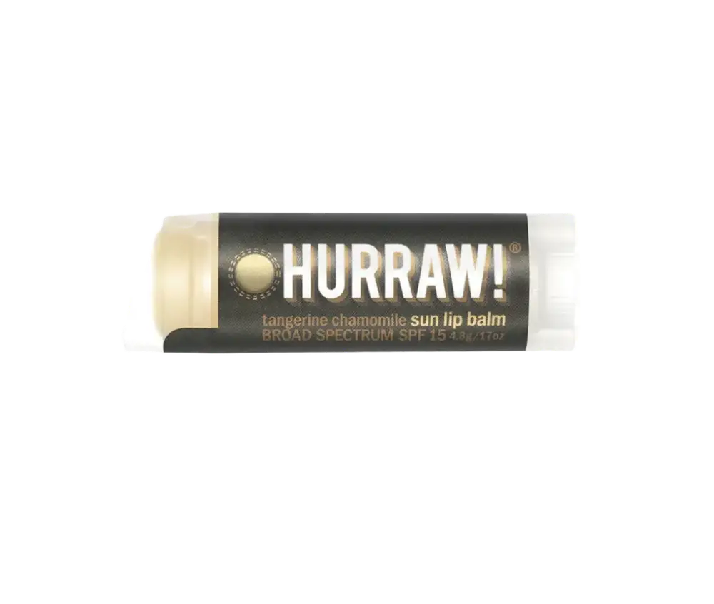 Hurraw! Sun Lip Balm SPF 15 Tangerine Chamomile