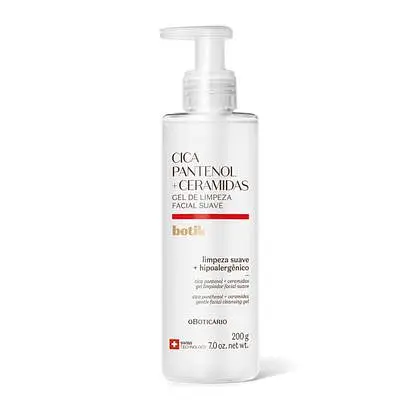 O Boticário Botik Cica Pantenol + Ceramidas Gel De Limpeza Facial Suave