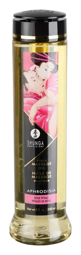 Shunga Erotic Massage Oil Rose Petal