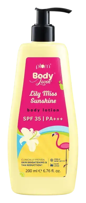 Plum Goodness Lily Miss Sunshine Body Lotion SPF 35