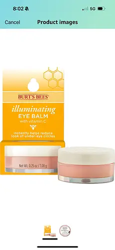 Burt's Bees Eye balm illuminating with vitamin C
