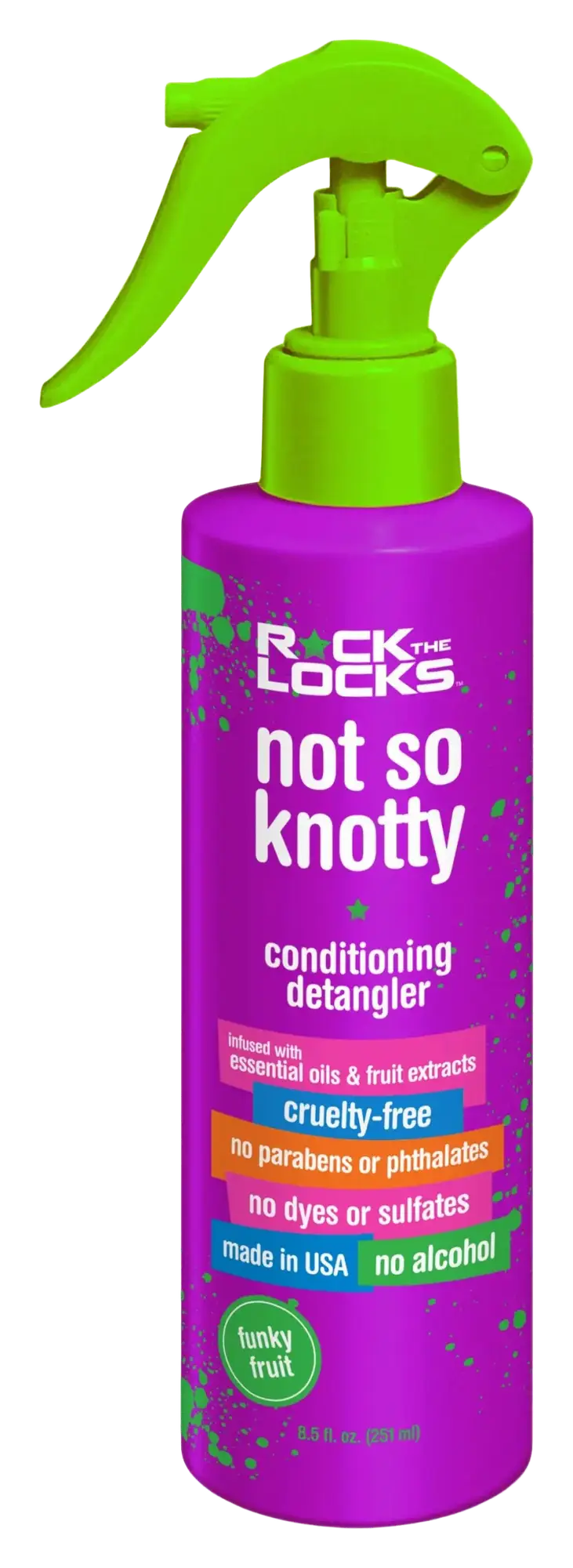 Rock The Locks Not So Knotty Conditioning Detangler Funky Fruit