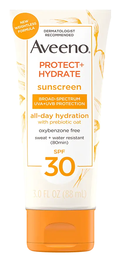 Aveeno Protect + Hydrate Sunscreen Broad Spectrum Body Lotion SPF 30
