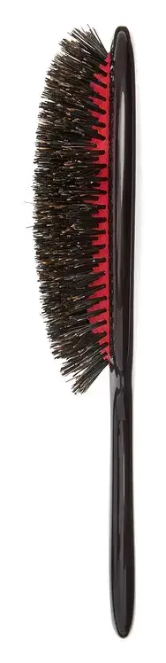 Kent Classic Shine Large Pure Black Bristle Hairbrush