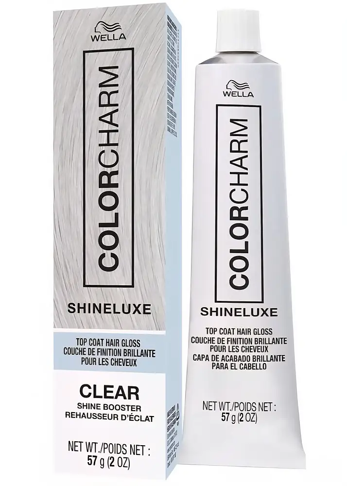Wella Colorcharm Shineluxe Top Coat Hair Gloss Clear Shine Booster