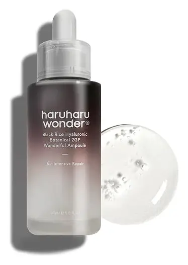 Haruharu Wonder Black Rice Hyaluronic Botanical 2GF Wonderful Ampoule