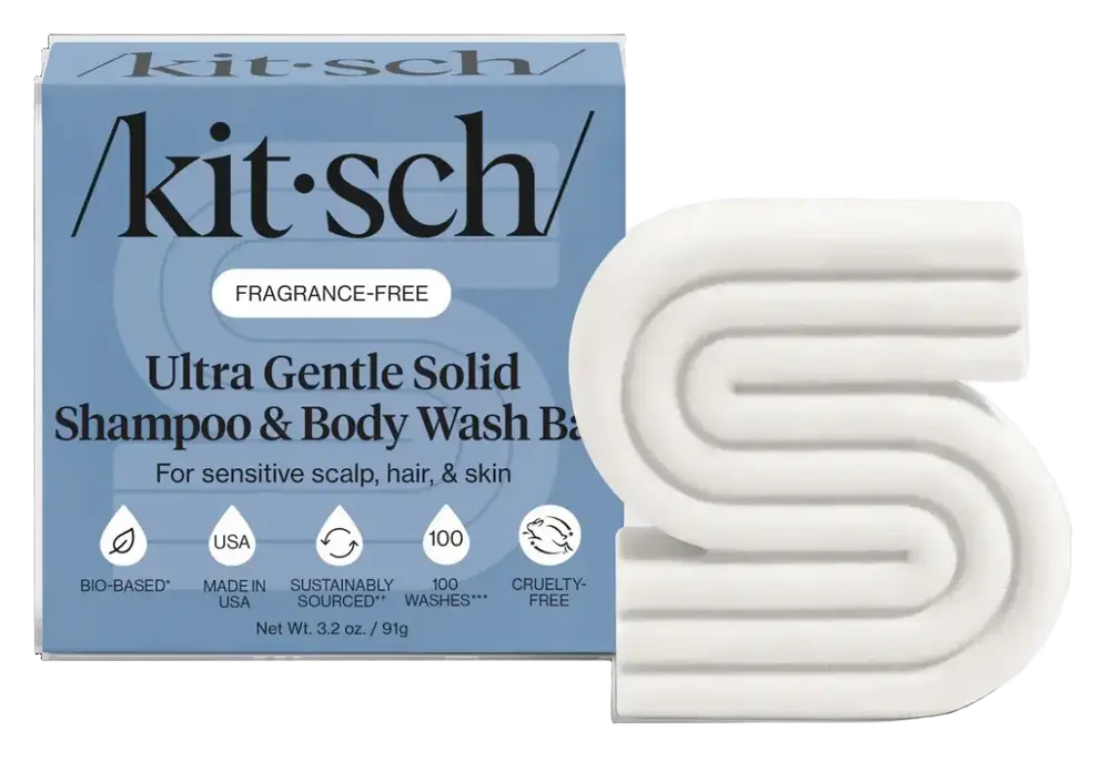 Kitsch Ultra Sensitive Solid Shampoo & Body Wash Bar