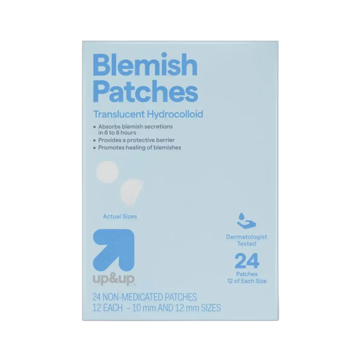 up&up Translucent Hydrocolloid Blemish Patches