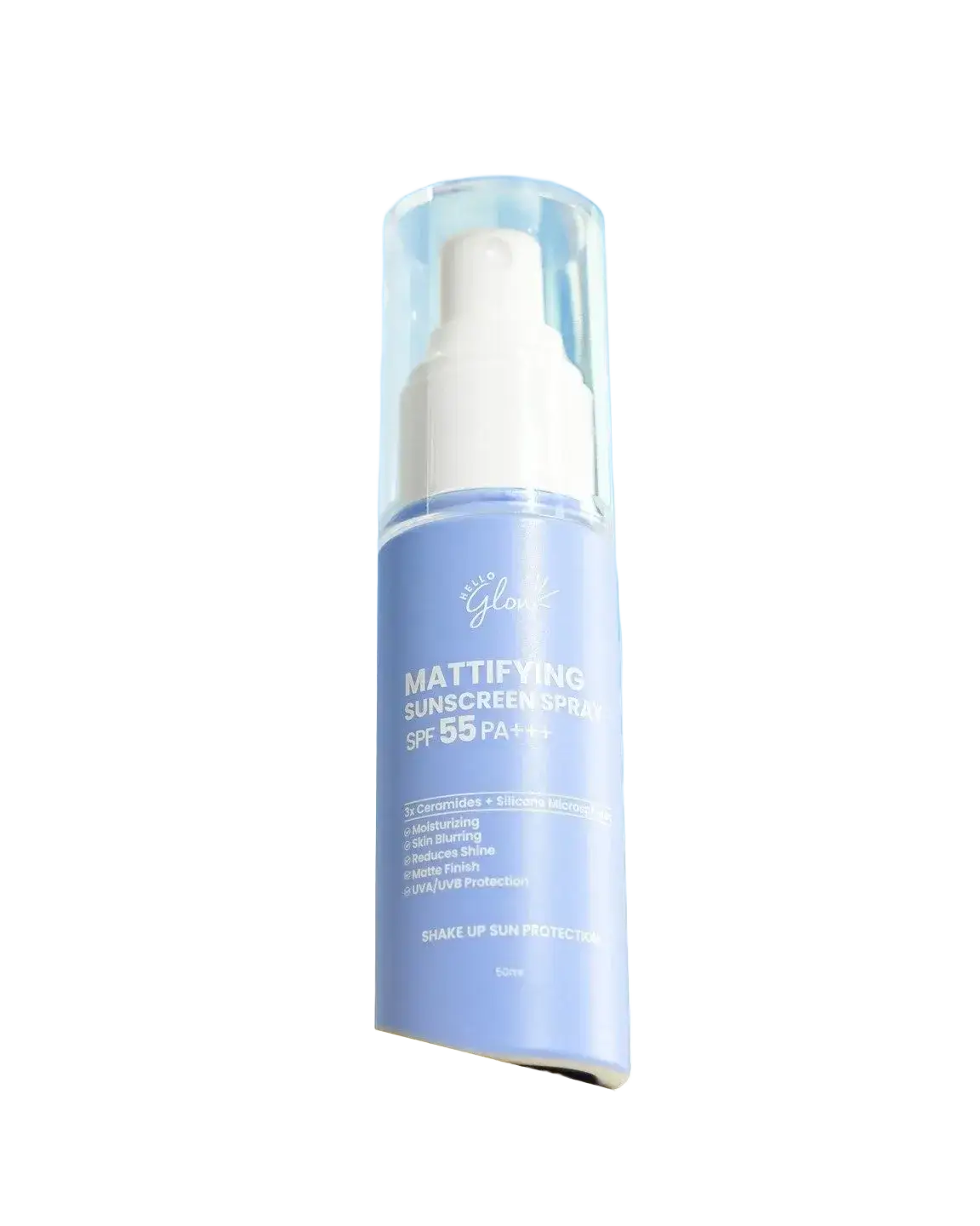 Hello Glow Mattifying Sunscreen Spray SPF 55