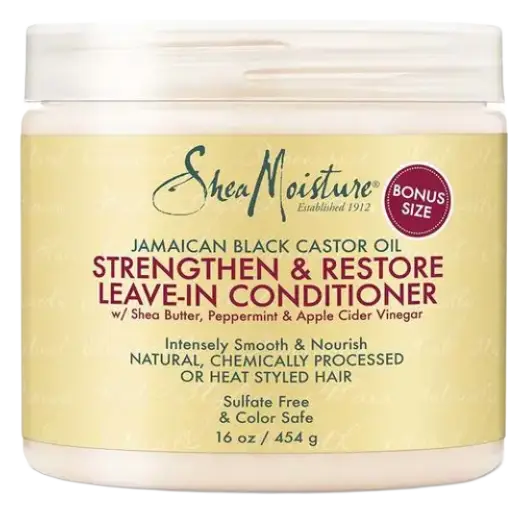 Shea Moisture Jamaican Black Castor Oil Strengthen & Restore Leave-In Conditioner