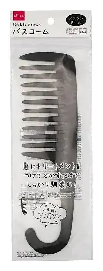 Daiso Bath Comb Black