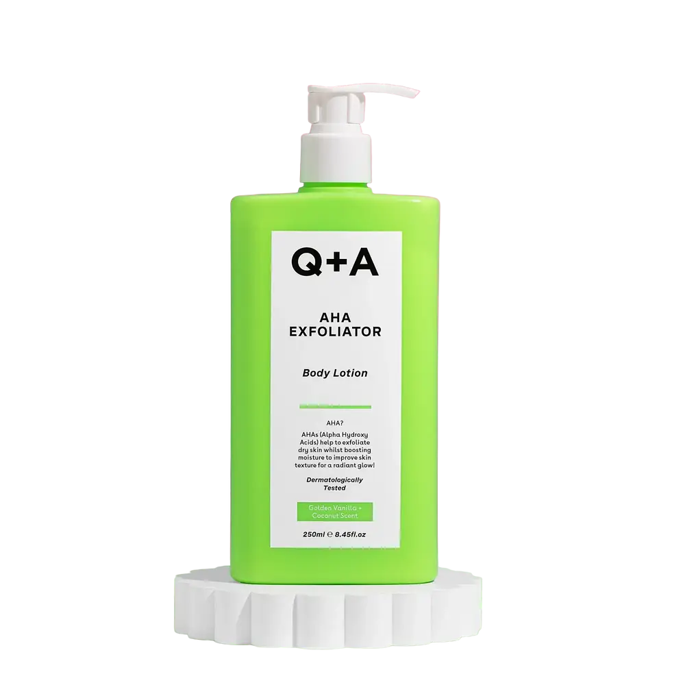 Q + A AHA Exfoliator Body Lotion