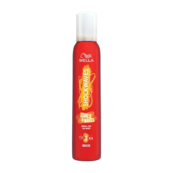 Wella Shockwaves Curls And Waves Mousse