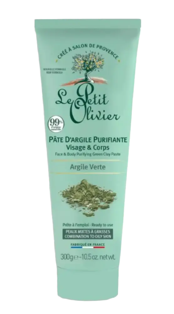 Le Petit Olivier Face & Body Purifying Green Clay Paste
