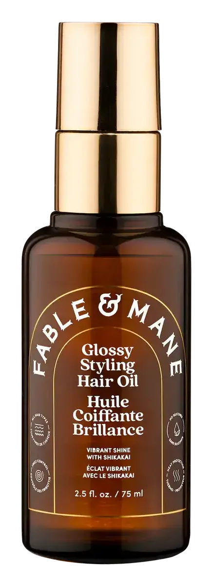 Fable & Mane Glossy Styling Hair Oil