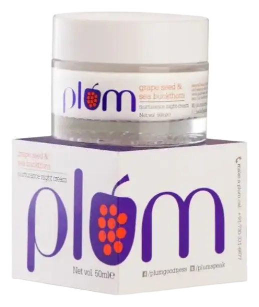 Plum Goodness Grape Seed & Sea Buckthorn Nurturance Night Cream
