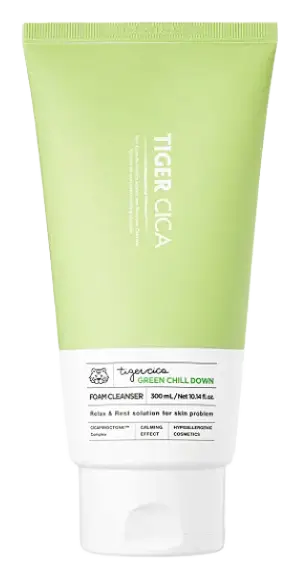 It's Skin Tiger Cica Green Chill Down Foam Cleanser