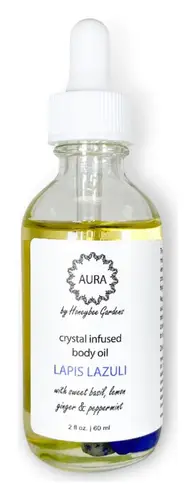 Honeybee Gardens Crystal Infused Body Oil Lapis Lazuli