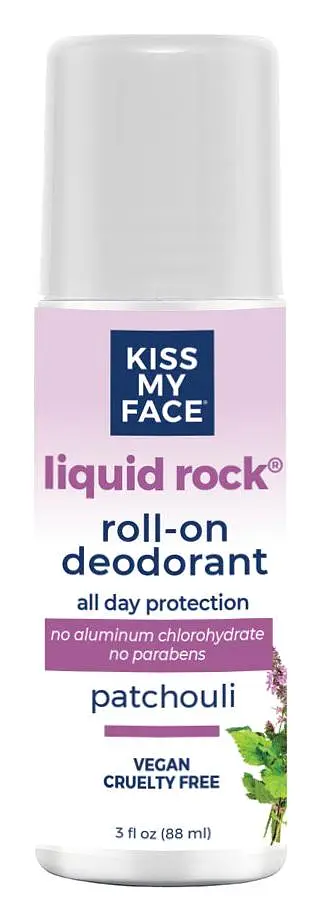 Kiss My Face Liquid Rock Roll-On Deodorant Patchouli