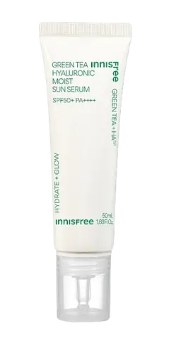 innisfree Green Tea Hyaluronic Sun Serum SPF50+ PA++++