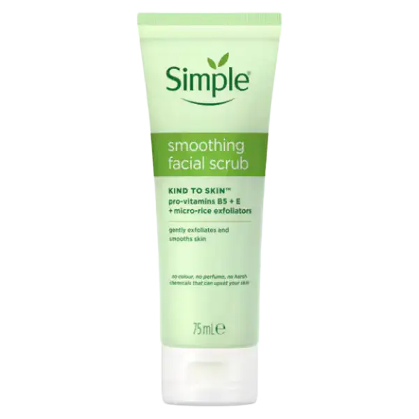 Simple Skincare Smoothing Facial Scrub