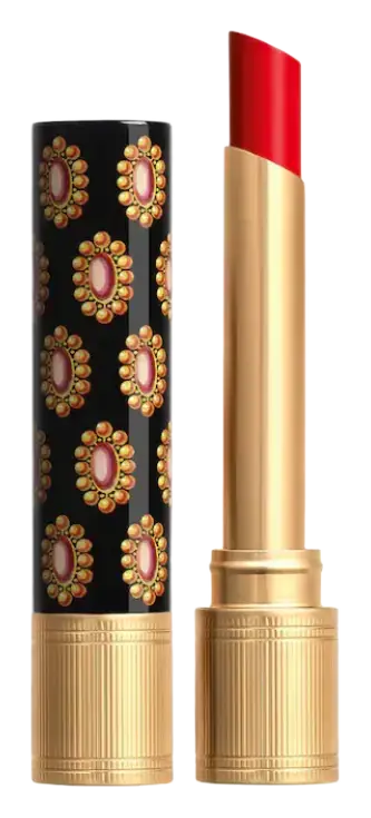 Gucci Rouge De Beauté Brillant Lipstick 25 Goldie Red