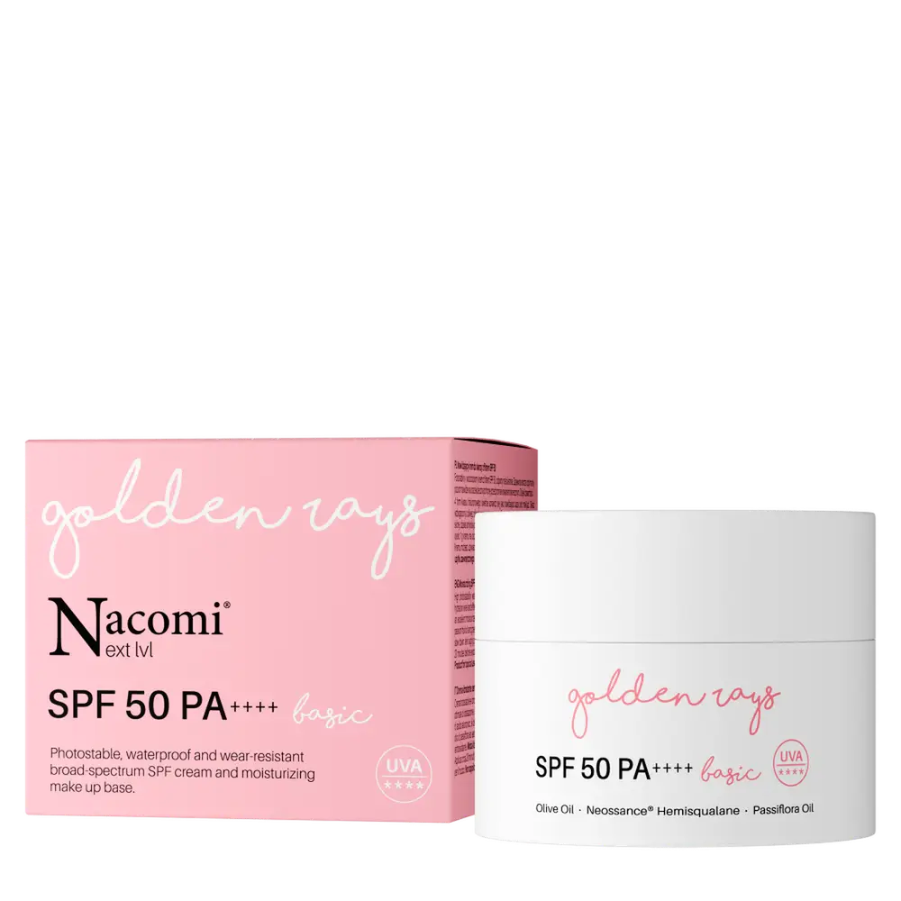 Nacomi Next Level Golden Rays Cream SPF 50 Basic