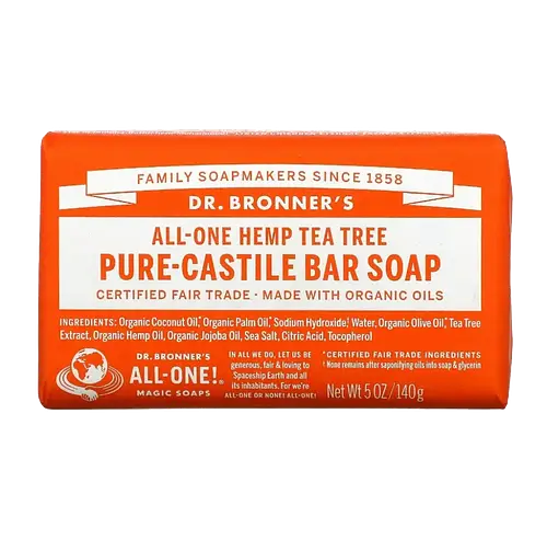 Dr. Bronner's Pure Castille Bar Soap Tea Tree