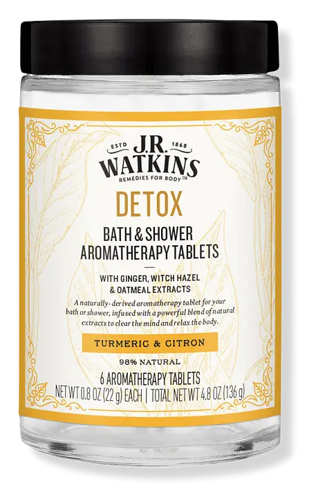 J.R. Watkins DETOX Bath & Shower Aromatherapy Tablets
